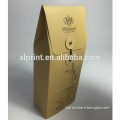 Kraft paper box packaging good for tea Good paper box display with two bottons closure